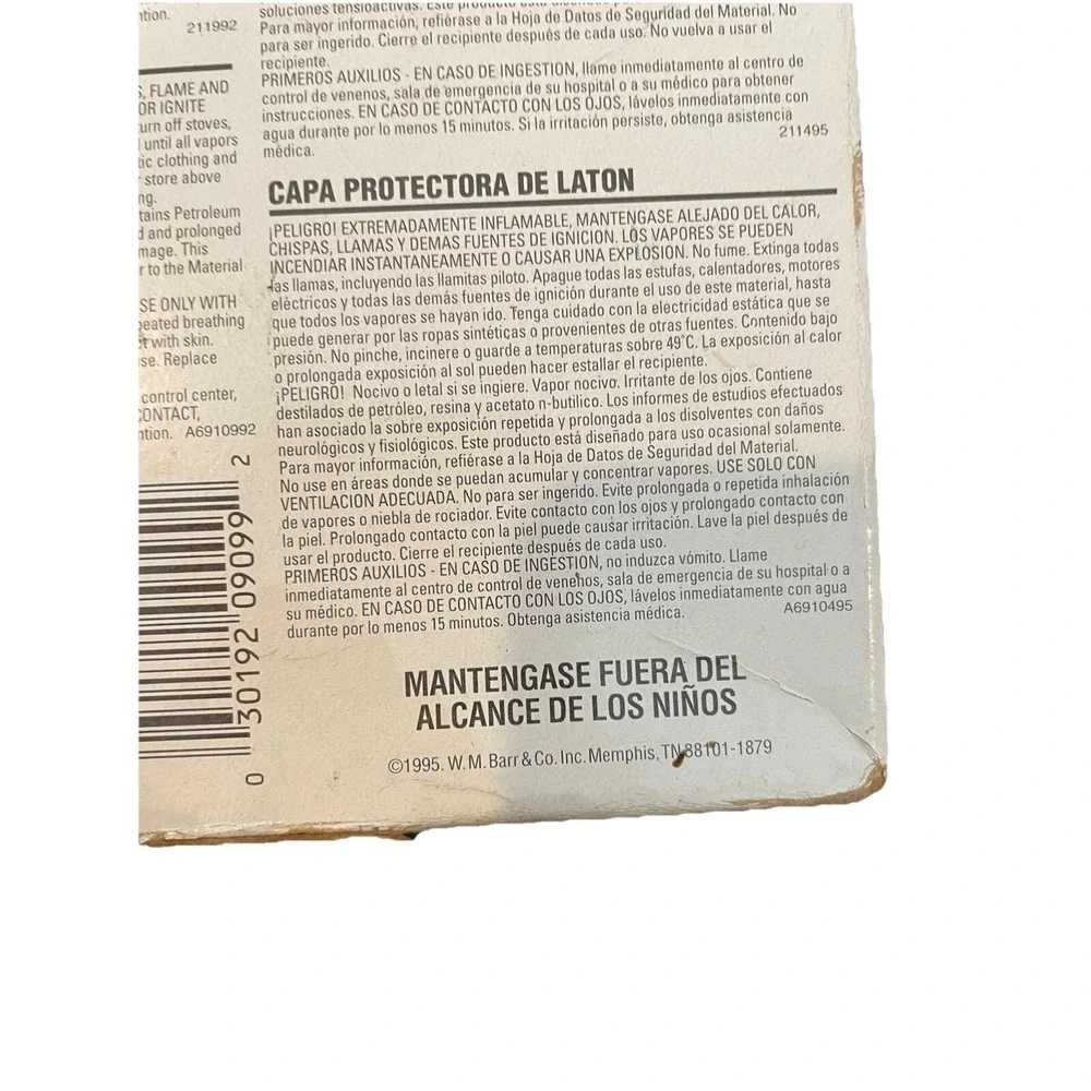 Gillespie Brass Renewal Kit Cleans Copper‎ & Bronze Cleaner New Old Stock